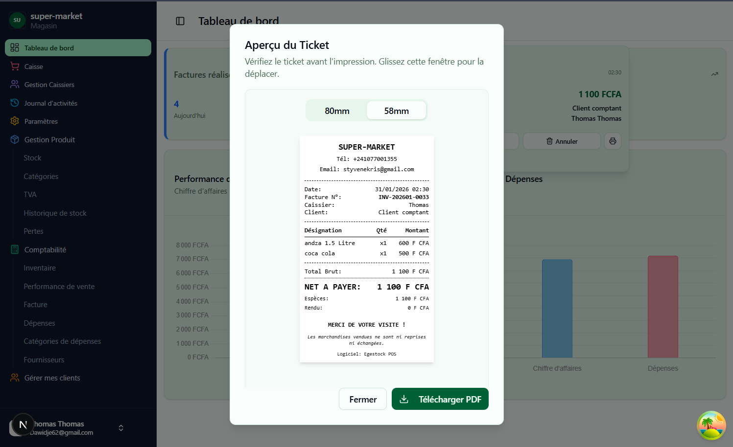 Rapports et analyses Egestock